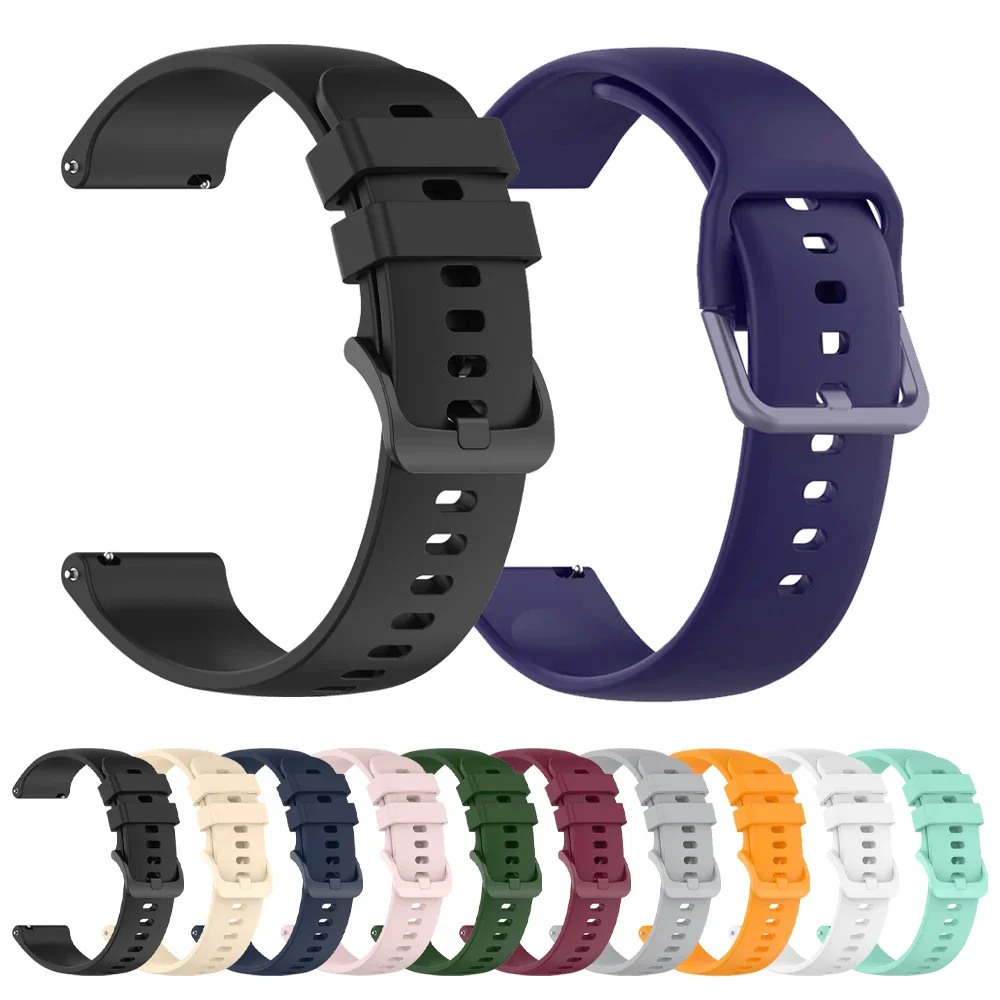 20 22mm Silikon armband für Tic watch Pro 3 Ultra lte/GPS-Band Tic watch Pro x E3 E2 S2 Ersatz armband atmungsaktive Sport bänder Image