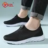 YRZL Männer Schuhe Turnschuhe Marke Mann Casual Wohnungen Schuhe Müßiggänger Slip auf Männlich Mesh Große Größe 48, Atmungs Frühling Herbst Sommer 2024