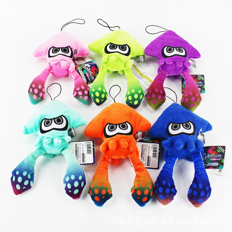 25 cm Original Splatoon Inkling Tintenfisch Plüsch Puppe Spielzeug Stofftier Puppe Anhänger Schalter Spiel Nettes Weihnachtsgeschenk für Kinder Image