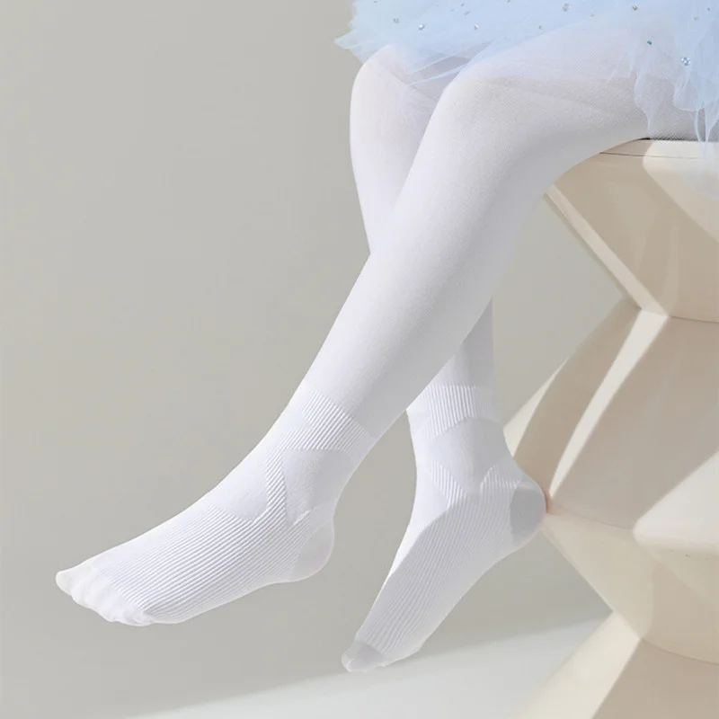Lawadka Kinder gamaschen für Mädchen Strumpfhosen Frühling Sommer Kinder Mädchen Strumpfhosen Kinder Student Tanz Teenager Leggings 3-15 Jahre Image