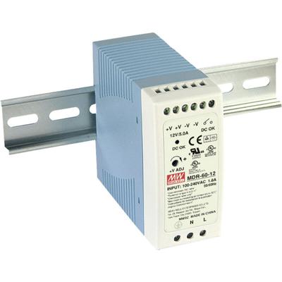 Mean Well MDR-60-48 Hutschienen-Netzteil (DIN-Rail) 48 V/DC 1.25 A 60 W Anzahl Ausgänge:1 x Inhalt