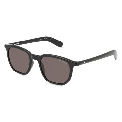 Montblanc MB0352S Herren-Sonnenbrille Vollrand Eckig Acetat-Gestell, schwarz