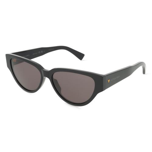 Bottega Veneta BV1319S Damen-Sonnenbrille Vollrand Cateye Acetat-Gestell, schwarz