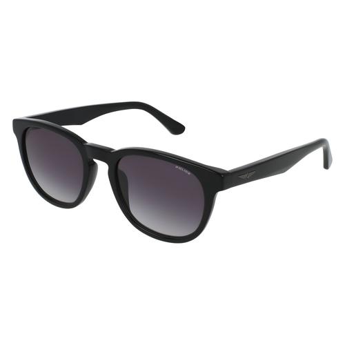 Police SPLP22 Herren-Sonnenbrille Vollrand Panto Acetat-Gestell, schwarz