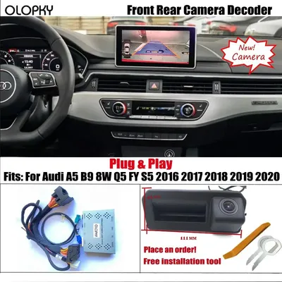 Reverse Camera For Audi A5 B9 8W Q5 FY S5 2016 2017 2018 2019 2020 Original Screen Plug & Play HD Rear View Backup Camera