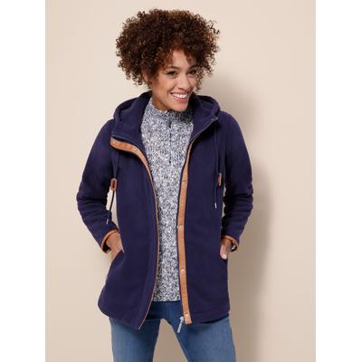 Fleecejacke CLASSIC BASICS, Damen, Gr. 40, blau (marine), 100% Polyester, unifarben, Langarm, Jacken Image