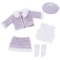 18-Zoll-Puppenkleidung und Accessoires, Winter-Puppen-Outfits-Set, Mantel und Hose für 18-Zoll-Puppen, Mädchen, Geschenke (ohne Puppe)