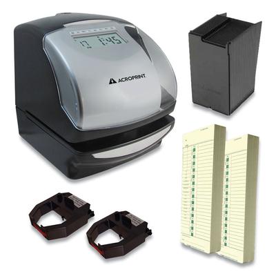 Acroprint ES900 Time Clock Bundle, Digital Display, Black (ACPTRB950) Each Acroprint® Time Clocks