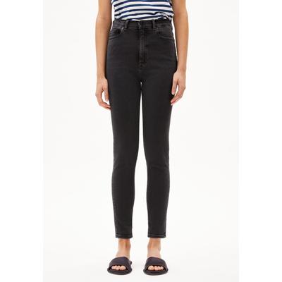 INGAA - Frauen Skinny Fit Jeans - schwarz (Größe: 27/28)