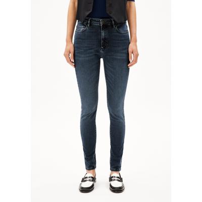 TILLAA | Skinny Jeans Mid Waist Bio-Baumwoll Mix X-Stretch - blau (32-32) Image