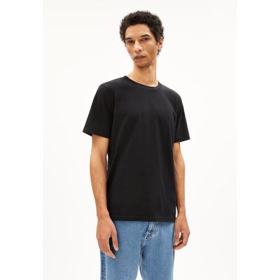 JAAMES - Männer Regular Fit T-Shirt - schwarz (Größe: L)