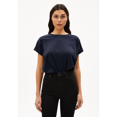 IDAARA - Frauen Loose Fit T-Shirt - blau (Größe: L)