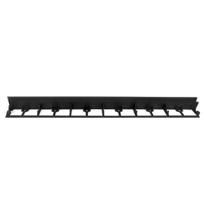 TEMU Fivmen Flexible Lawn Edging Flower Bed Edging With 50 Ground Anchors Lawn Edging Plastic Pack Of 12, Total Length 12 M Height 7.8/5.8 Cm, Black Image