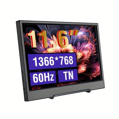 TEMU Anmet 11.6 Inch Portable Monitor Compatible With Laptop Gaming Expansion Monitor For Ps5/4pcs Image
