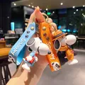 Portachiavi Snoopys Figura di cartone animato Modello Portachiavi per bambola Simpatico ragazzo