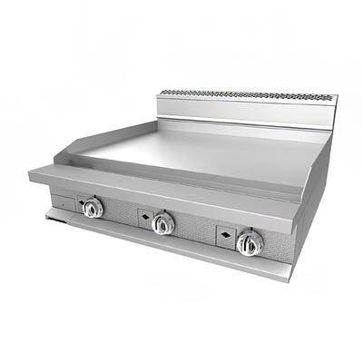 Hestan HMG36 NG 36" Gas Commercial Griddle w/ Manual Controls - 1" Steel Plate, Natural Gas, Stainless Steel, Gas Type: LP