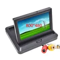 Display per monitor per auto da parcheggio Schermo pieghevole TFT LCD a colori da 4,3 o 5 pollici Schermo HD a specchio per telecamera posteriore Backup Reaverse