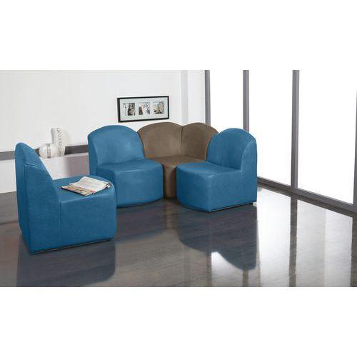 6 Chauff Dr+1 Angle Bowling Déhoussable Pvc M1 Urban Pétrole - Manutan Expert