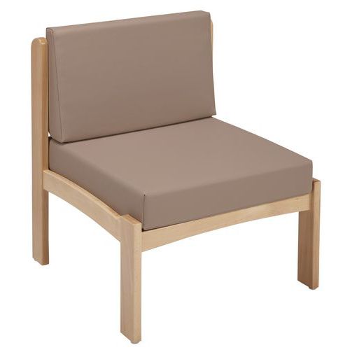 Chauffeuse Autize Structure Naturel Pvc 9434 Terre - Manutan Expert