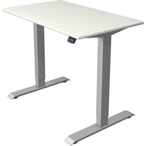 Bureau Règlable Move1fonct. Mémoiresilverl100xp60cmblanc - Kerkmann