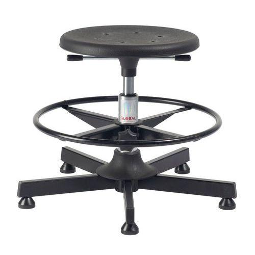 tabouret stella sigma-polyuréthane-bas-acier-repose pieds