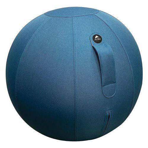 Ballon D'assise Ergonomique Move Hop Tissu Polyester Bleu Canard - Alba