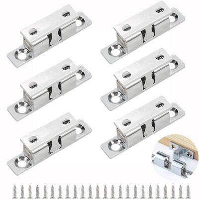 Dolaso - 6 Stück Kugelschnäpper, 46 mm verstellbarer Doppelrollenschnäpper Kugelriegel für Image