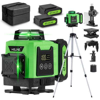 Onevan - Laser-Nivellier-LCD-Display, Bluetooth-Grünstrahl-Kreuzlinien-Fliesenwerkzeug, 360°
