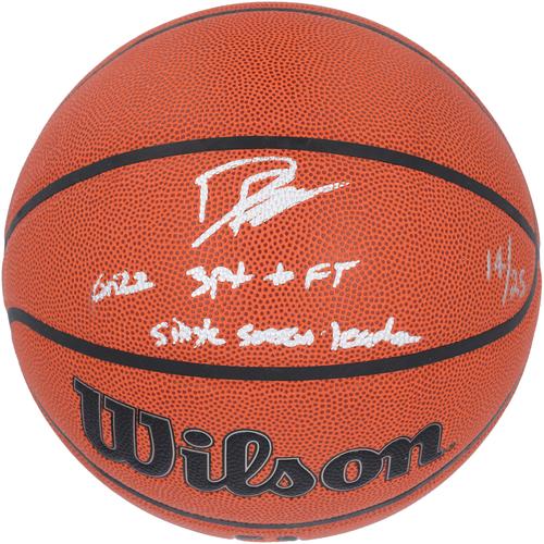 Signierter Wilson Authentic Series-Basketball für drinnen und draußen von Desmond Bane, Memphis Grizzlies, mit mehreren Inschriften – limitierte Auflage Nr. 1/25