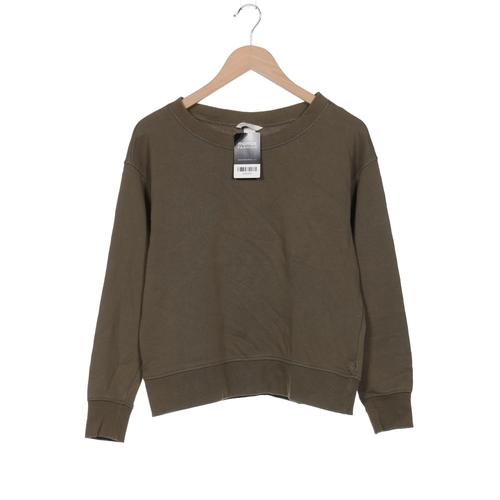 H&M Damen Sweatshirt, Gr. 36, grün, Baumwolle