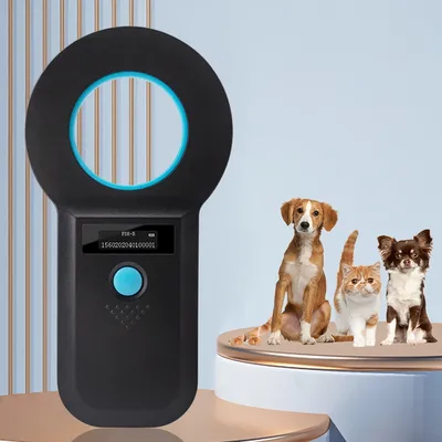 Handheld Animal RFID EMID Reader Rechargeable EMID FDX-B(ISO11784/85) Pet Chip ID Scanner Pet Tag