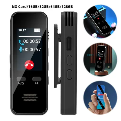 Digital Audio Voice Recorder Real Time Record MP3 Player Recording Noise Reduction Phone Call