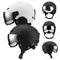 Unisex Ski Helmet ABS+EPS Winter Outdoor Safety Snowboard Helmet with Goggles Snow Sports Skating