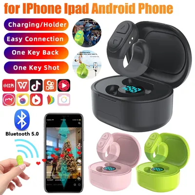 For ios Scrolling Ring For TIK Tok Ring with Stand Kindle App For ios Remote Control Digital