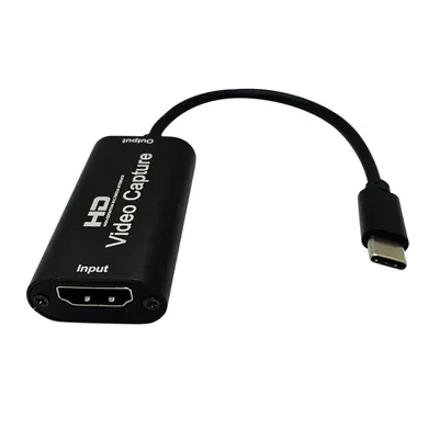 4K 1080P Video Capture Card Type-C USB 2.0 Video Grabber DC 5V 0.4A Video Game Grabber Record