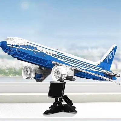 1353pcs Boeing 787 Dreamliner Airplane Model Building Blocks Set Create Architectural Masterpieces