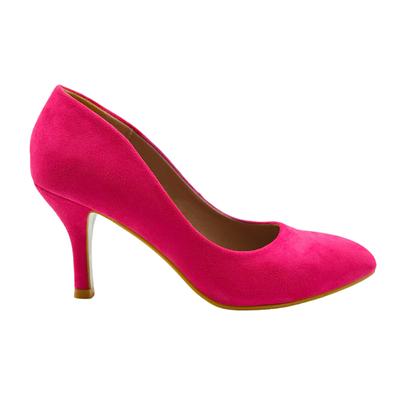 Where's That From - Damen Pumps, Wildleder (Fuchsie)