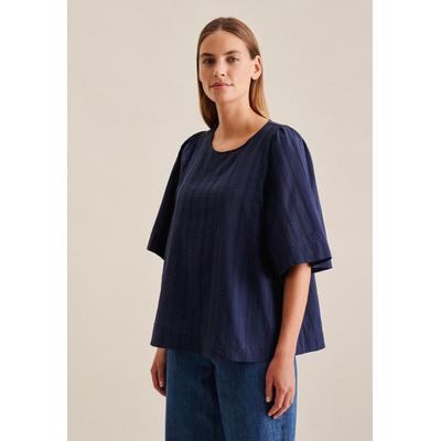 Shirtbluse Damen Dunkelblau