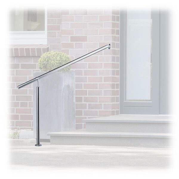 relaxdays Treppengeländer mit 1 Pfosten 80 x 150 cm Image