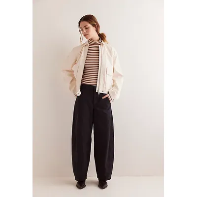 We The Free Rylee Chino Trousers at Free People in Black, Size: US 10