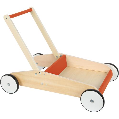 Lauflernwagen SMALL FOOT ""schiefergrau"" Lauflernhilfen rot Kinder