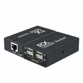 1 paio di extender USB a 4 porte 120M su cavo RJ45 CAT6 adattatore hub USB per periferiche PC portatili U disco mouse tastiera scanner