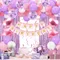 Ballon Girlande Bogen Regen Vorhang Spirale Flagge Alles Gute zum Geburtstag Banner Set Geburtstag Party Decor Kinder Erwachsene Geburtstag Party Supplies