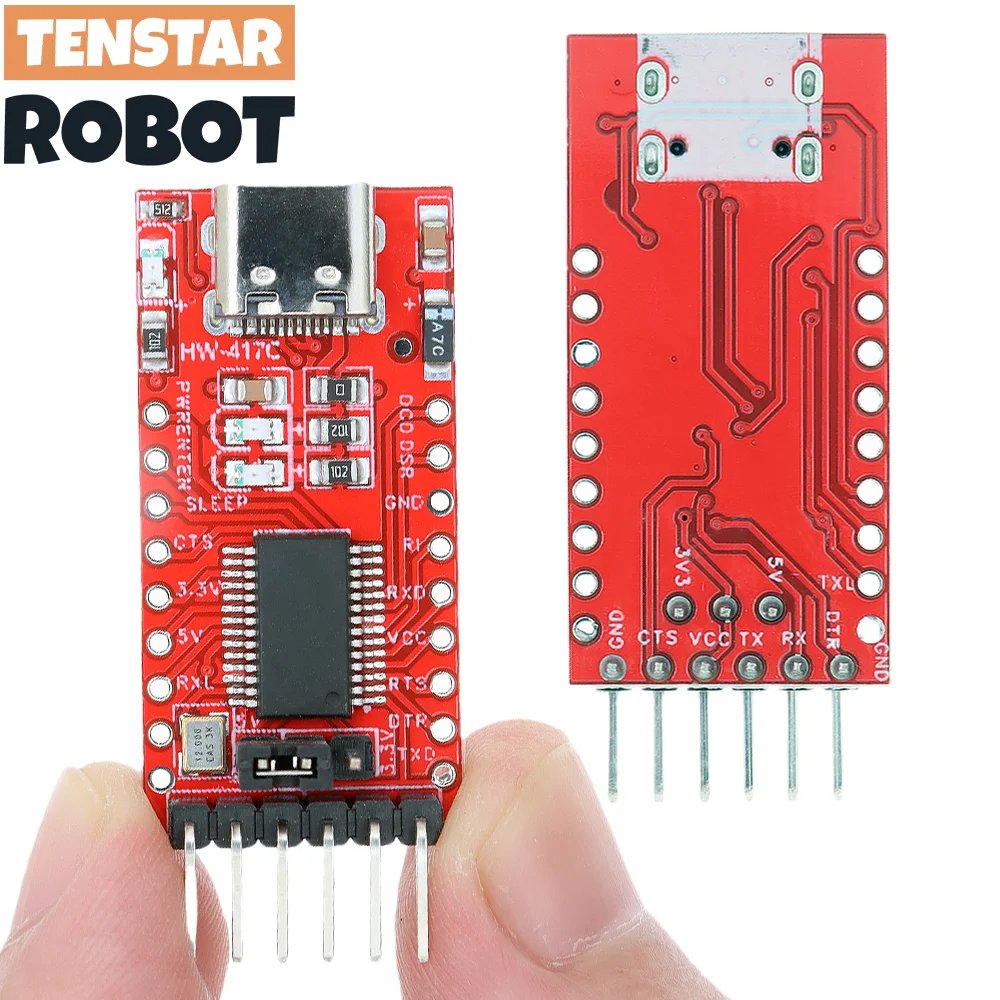 TENSTAR FT232RL Typ-C USB 3,3 V 5,5 V zu TTL Seriell Adapter Modul FT232 USB ZU TTL 232 für Arduino Pro Mini Image