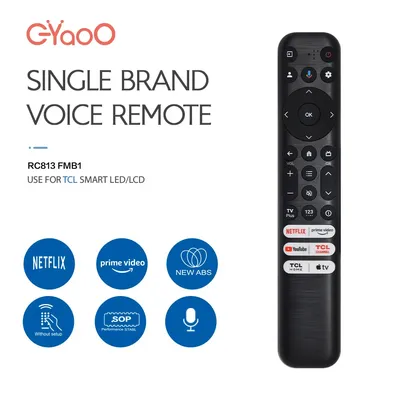 RC813 FMB1 Sprachfernbedienung geeignet für TCL Smart Voice TV Fernbedienung RC923 FMB1 Image