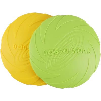 Hunde-Frisbees, Hunde-Frisbee, Frisbee-Hundespielzeug, langlebige Gummi-Wurfscheibe, Hunde-Frisbi