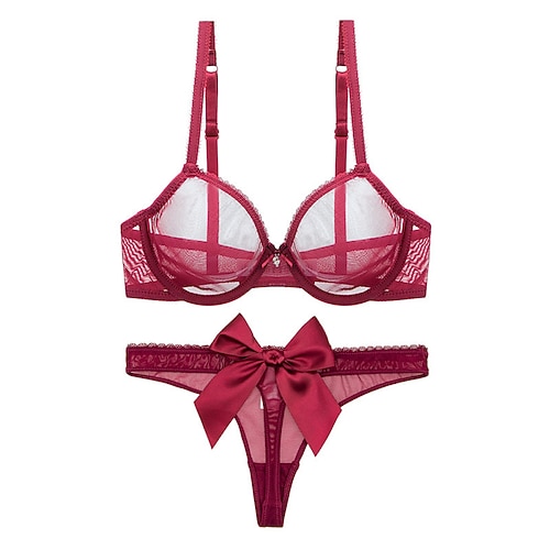 Santa Claus Mrs. Claus Babydoll Unterwäsche BH Tanga Unterwäsche Frauen Sexy Erwachsene Silvesterparty BH Valentinstag Geschenk für sie Image