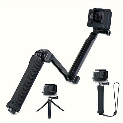 TEMU The -fold Selfie Stick Tripod For And Dji Action Cameras