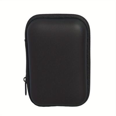 TEMU 1pc Eva Material Hard Shell Camera Case With Pu Finish - Shockproof Protective Storage Box For Ccd Cameras Image