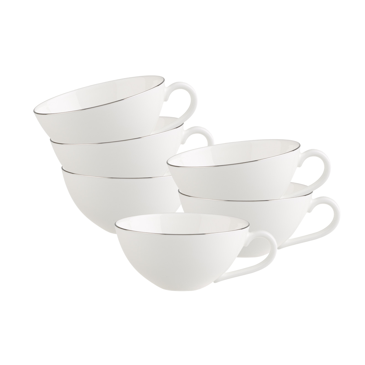 Villeroy & Boch Anmut Platinum No.1 Teetasse 140 ml 6er Set Image